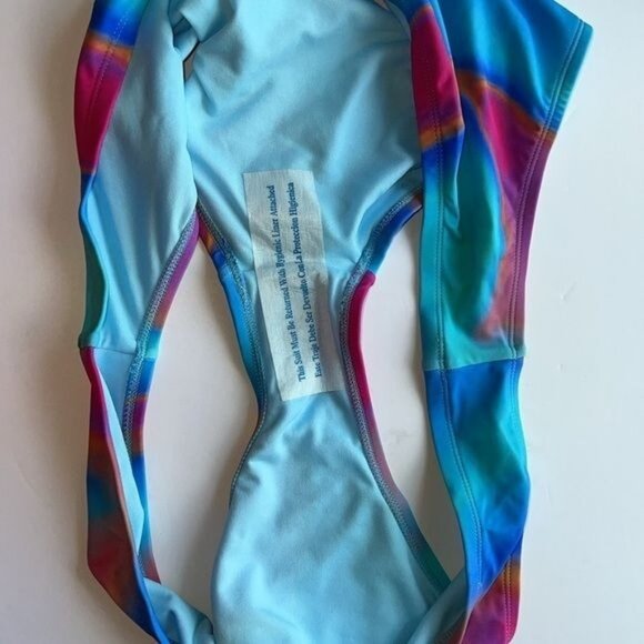 Wild Fable Womens Tie-Dye Bikini Set 2X Blue/Pink Removable Pads - Picture 14 of 14
